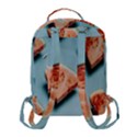 Watermelon Against Blue Surface Pattern Flap Pocket Backpack (Small) View3