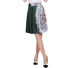 White Flower A-line Skirt by artworkshop