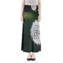 White Flower Full Length Maxi Skirt View1