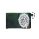 White Flower Canvas Cosmetic Bag (Small) View2