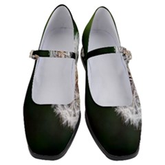 White Flower Women s Mary Jane Shoes by artworkshop