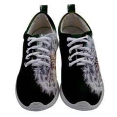 White Flower Women Athletic Shoes by artworkshop