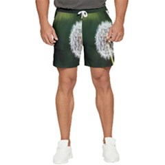 White Flower Men s Runner Shorts by artworkshop