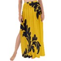 Yellow Regal Filagree Pattern Maxi Chiffon Tie-Up Sarong View1