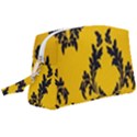 Yellow Regal Filagree Pattern Wristlet Pouch Bag (Large) View1