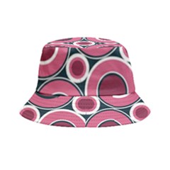 Bitesize Magenta Donuts With White Navy Bucket Hat by Mazipoodles