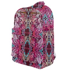 Fuchsia Funky Repeats I Classic Backpack by kaleidomarblingart