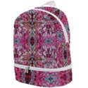 Fuchsia Funky Repeats I Zip Bottom Backpack View1