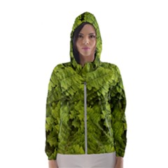 Botanical Motif Plants Detail Photography Women s Hooded Windbreaker by dflcprintsclothing