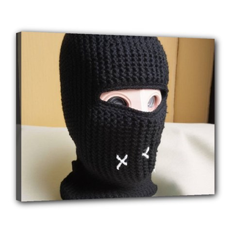 Ski Mask  Canvas 20  X 16  (stretched) by Holyville