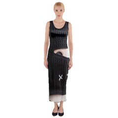 Ski Mask  Fitted Maxi Dress by Holyville