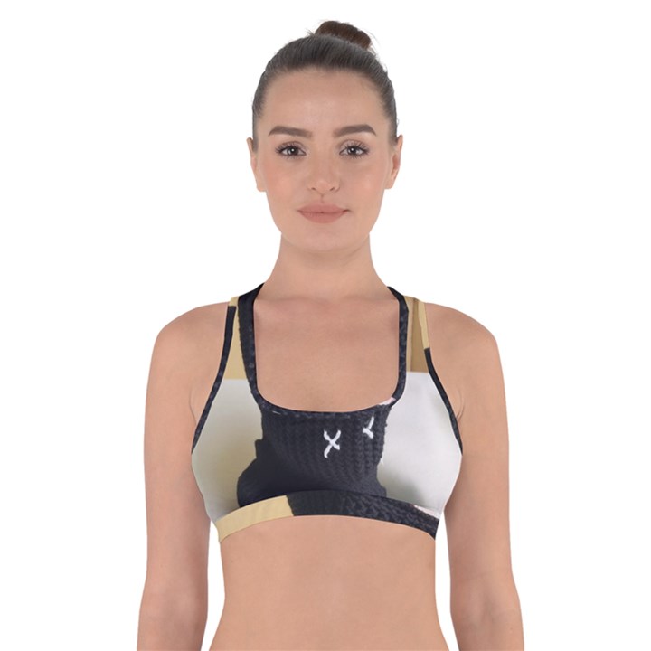 Ski Mask  Cross Back Sports Bra