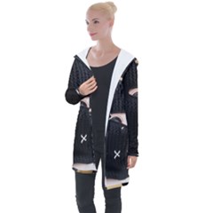 Ski Mask  Longline Hooded Cardigan by Holyville