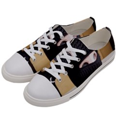 Ski Mask  Women s Low Top Canvas Sneakers by Holyville