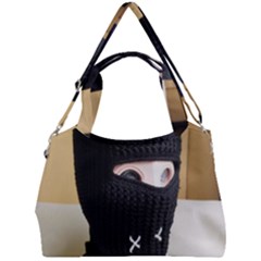 Ski Mask  Double Compartment Shoulder Bag by Holyville