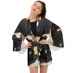 Ski Mask  Long Sleeve Kimono