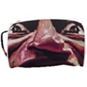 Scary Man Closeup Portrait Illustration Toiletries Pouch View3