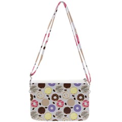 Donuts! Double Gusset Crossbody Bag by fructosebat