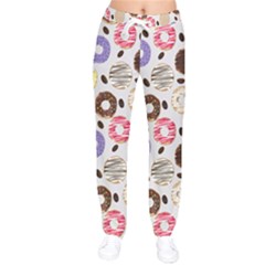 Donuts! Women Velvet Drawstring Pants by fructosebat