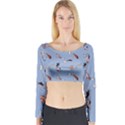 Koi! Long Sleeve Crop Top View1