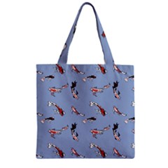 Koi! Zipper Grocery Tote Bag