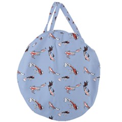 Koi! Giant Round Zipper Tote