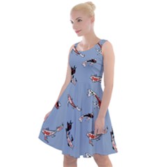 Koi! Knee Length Skater Dress by fructosebat