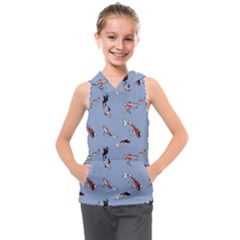 Koi! Kids  Sleeveless Hoodie by fructosebat