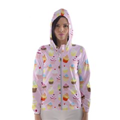 Cupcakes! Women s Hooded Windbreaker by fructosebat