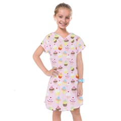 Cupcakes! Kids  Drop Waist Dress by fructosebat