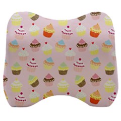 Cupcakes! Velour Head Support Cushion by fructosebat