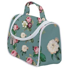 Victorian Floral Satchel Handbag by fructosebat