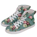 Victorian Floral Men s Hi-Top Skate Sneakers View2