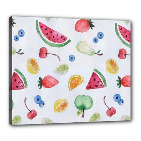 Fruit! Canvas 24  X 20  (stretched) by fructosebat