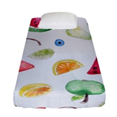 Fruit! Fitted Sheet (single Size) by fructosebat