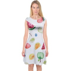 Fruit! Capsleeve Midi Dress by fructosebat