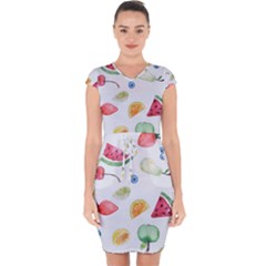 Fruit! Capsleeve Drawstring Dress  by fructosebat