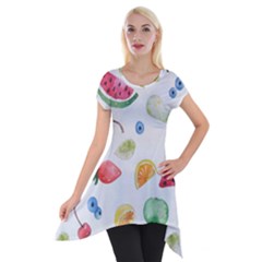 Fruit! Short Sleeve Side Drop Tunic by fructosebat