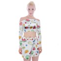 Fruit! Off Shoulder Top with Mini Skirt Set View1