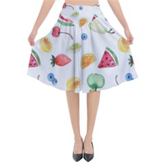 Fruit! Flared Midi Skirt by fructosebat