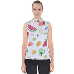 Fruit! Mock Neck Shell Top by fructosebat