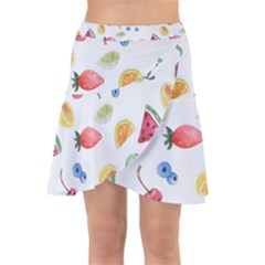 Fruit! Wrap Front Skirt by fructosebat