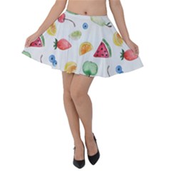 Fruit! Velvet Skater Skirt by fructosebat