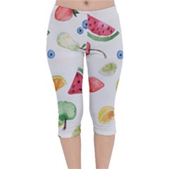 Fruit! Velvet Capri Leggings  by fructosebat