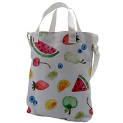 Fruit! Canvas Messenger Bag by fructosebat