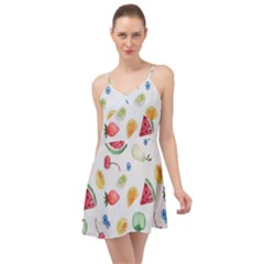 Fruit! Summer Time Chiffon Dress by fructosebat