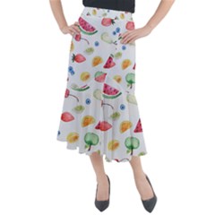 Fruit! Midi Mermaid Skirt by fructosebat