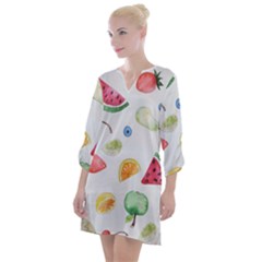 Fruit! Open Neck Shift Dress by fructosebat