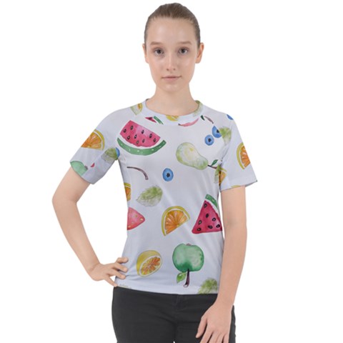 Fruit! Women s Sport Raglan Tee by fructosebat