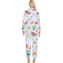 Fruit! Womens  Long Sleeve Velvet Pocket Pajamas Set View2